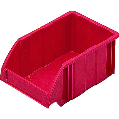 DICプラスチック DIC B型コンテナ Bー1 外寸:W197×D130×H90 赤 R 1個 500-4713（直送品）