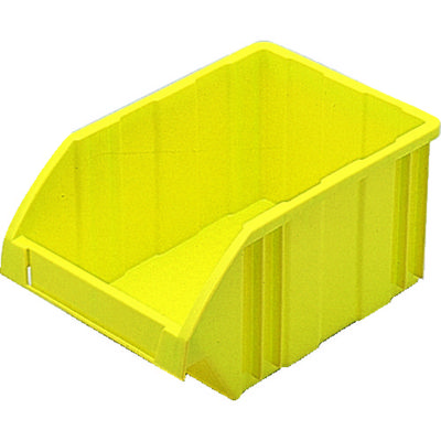 DICプラスチック DIC B型コンテナ Bー2 外寸:W278×D188×H138 黄 Y 1個 500-4730（直送品）