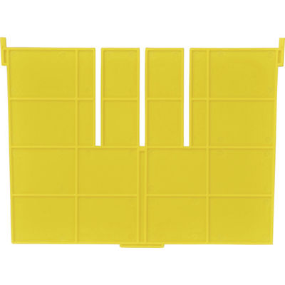 DICプラスチック DIC F型コンテナFー17用短手用仕切板 外寸:243×183 黄 F-17S Y 1枚 501-1787（直送品）
