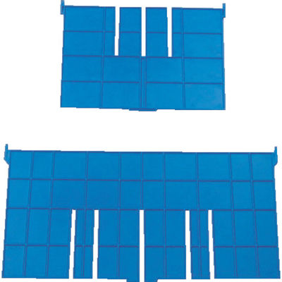 DICプラスチック DIC F型コンテナFー17用短手用仕切板 外寸:243×183 青 F-17S B 1枚 501-1779（直送品）