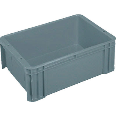 三菱ケミカル ヒシ S型コンテナ有効内寸340×230×128mm グレー S-10 GY 1個 503-7760（直送品）