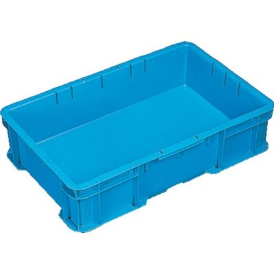 三菱ケミカル ヒシ S型コンテナ W554×D362×H132 青 S-19 B 1個 509-4542（直送品）