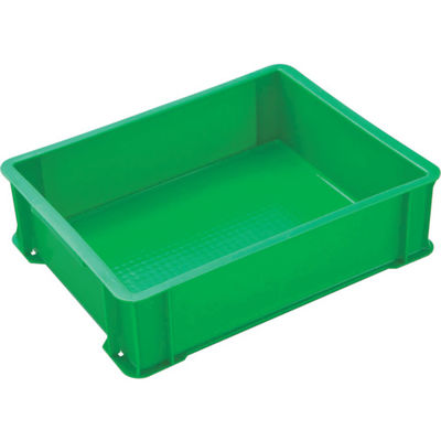 三菱ケミカル ヒシ S型コンテナ W442×D342×H123 緑 S-14 GN 1個 504-0809（直送品）