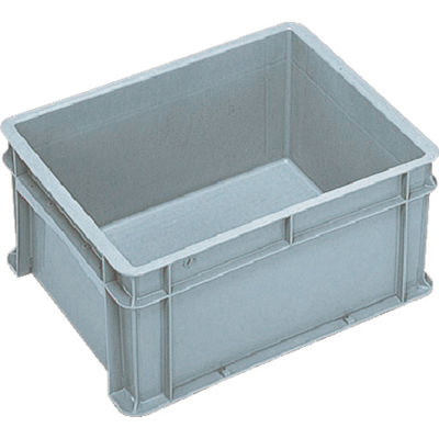 三菱ケミカル ヒシ S型コンテナ有効内寸396×305×199mm グレー S-24 GY 1個 503-6585（直送品）
