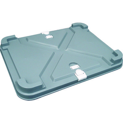 三菱ケミカル ヒシ Sー9GA蓋グレー S-9GAF-GY 1枚(1個) 356-4991（直送品）