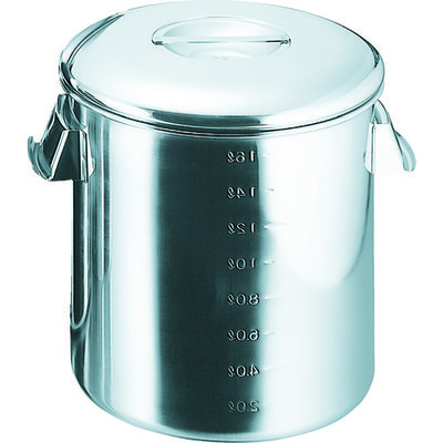 杉山工業 スギコ 18ー8目盛付深型キッチンポット 内蓋式 200x200 SH-4620D 1個 332-0332（直送品）