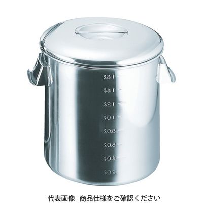 杉山工業 スギコ 18ー8目盛付深型キッチンポット 内蓋式 90x90 SH-4609D 1個 332-0278（直送品）