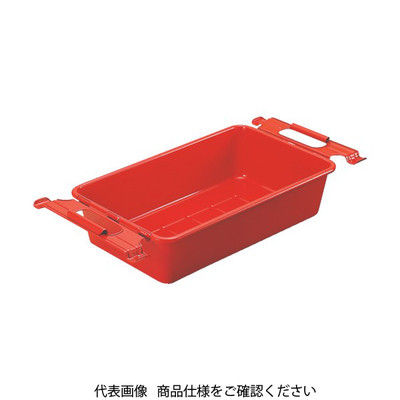 トラスコ中山 TRUSCO 取手付パーツBOX 有効内寸360X245X118 赤 M-5 R 1個 507-2255（直送品）