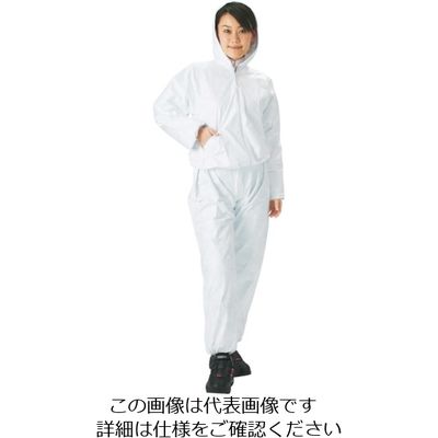 トラスコ中山 TRUSCO 【売切廃番】タイベック製作業服 フード付ツーピース S DPM-501 1着 276-9379（直送品）
