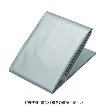 トラスコ中山 TRUSCO #4000エコUVシート 幅10.0mX長さ10.0m シルバー TUV4000SV1010 1枚（直送品）