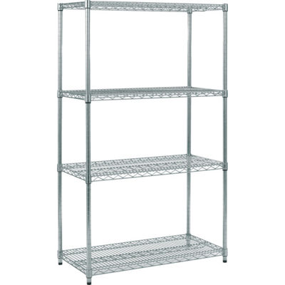 トラスコ中山 TRUSCO ステンレス製メッシュラック H1533XW605XD457 4段 TSM-5244 1台(1個)（直送品）