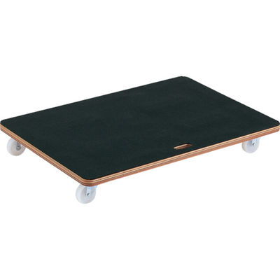 トラスコ中山 TRUSCO 合板平台車プティカルゴ 900X600 ゴム張り ナイロン車 PCG-6090 1台(1セット)（直送品）