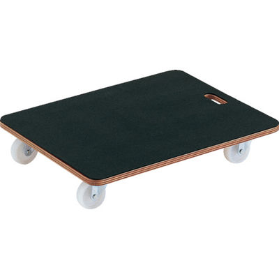 トラスコ中山 TRUSCO 合板平台車プティカルゴ 600X450 ゴム張り ナイロン車 PCG-4560 1台(1セット)（直送品）