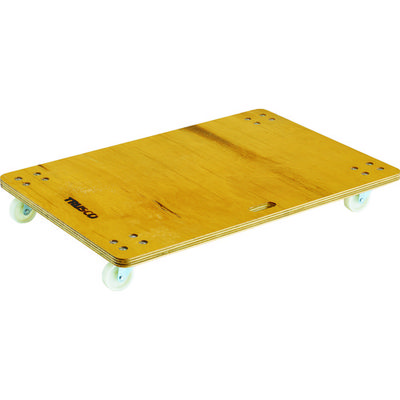 トラスコ中山 TRUSCO 合板平台車プティカルゴ 900X600 ナイロン車 PC-6090 1台 505-7540（直送品）