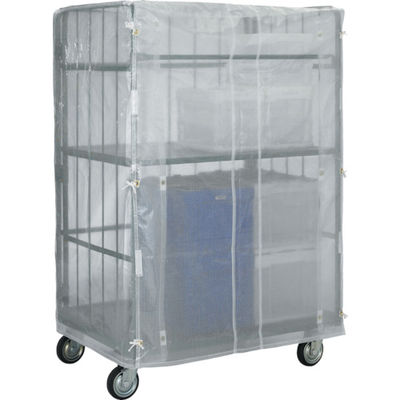 トラスコ中山 TRUSCO カゴ車用オプション ハイテナー用カバー 1100×800×1700用 半透明 紐付 THTC-5IT 1枚（直送品）