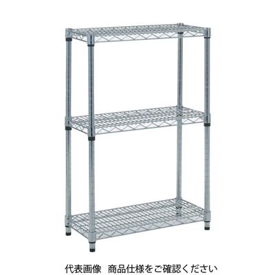 トラスコ中山 TRUSCO スチール製メッシュラック W605XD457XH923 3段 TME-3243 1台(1個) 299-5794（直送品）