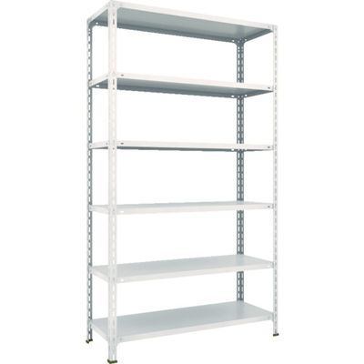 TRUSCO スチールラック 軽量棚開放型 W1200XD450XH2100 6段 ネオグレー 74X-16 NG 1台(1個)（直送品）