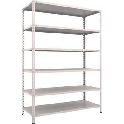 TRUSCO スチールラック 軽量棚開放型 W1500XD600XH2100 6段 ネオグレー 75W-16 NG 1台(1個)（直送品）
