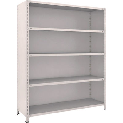 TRUSCO スチールラック 軽量棚背板・側板付 W1500X450XH1800 5段 ネオグレー 65X-25 NG 1台(1個)（直送品）