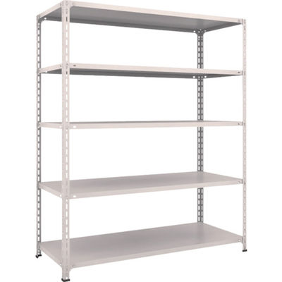 TRUSCO スチールラック 軽量棚開放型 W1500XD600XH1800 5段 ネオグレー 65W-15 NG 1台(1個)（直送品）