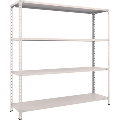 TRUSCO スチールラック 軽量棚開放型 W1800XD450XH1800 4段 ネオグレー 66X-14 NG 1台(1個)（直送品）