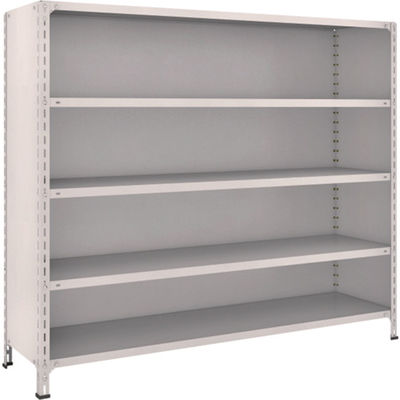 TRUSCO スチールラック 軽量棚背板・側板付 W1800XD450X1500 5段 ネオグレー 56X-25 NG 1台(1個)（直送品）