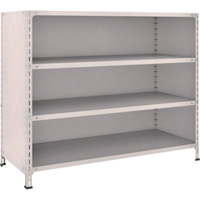 TRUSCO スチールラック 軽量棚背板・側板付 W1500XD600X1200 4段 ネオグレー 45W-24 NG 1台(1個)（直送品）