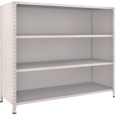 TRUSCO スチールラック 軽量棚背板・側板付 W1800XD600X1500 4段 ネオグレー 56W-24 NG 1台(1個)（直送品）