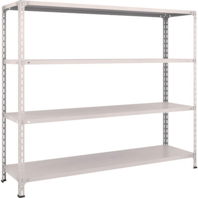 TRUSCO スチールラック 軽量棚開放型 W1800XD450XH1500 4段 ネオグレー 56X-14 NG 1台(1個)（直送品）