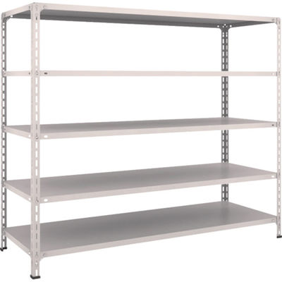 TRUSCO スチールラック 軽量棚開放型 W1800XD600XH1500 5段 ネオグレー 56W-15 NG 1台(1個)（直送品）