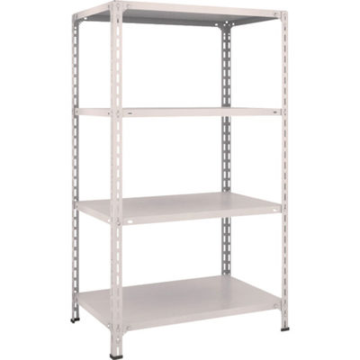 トラスコ中山 TRUSCO スチールラック 軽量棚開放型 W875XD600XH1500 4段 ネオグレー 53W-14 NG 1台(1個)（直送品）