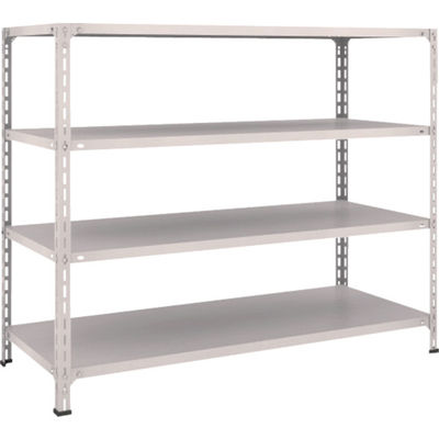 TRUSCO スチールラック 軽量棚開放型 W1500XD600XH1200 4段 ネオグレー 45W-14 NG 1台(1個)（直送品）