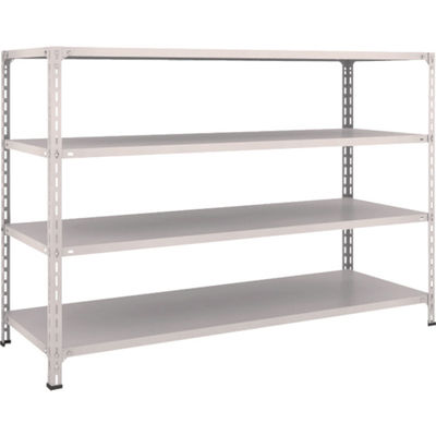 TRUSCO スチールラック 軽量棚開放型 W1800XD600XH1200 4段 ネオグレー 46W-14 NG 1台(1個)（直送品）