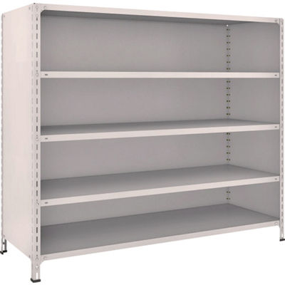 TRUSCO スチールラック 軽量棚背板・側板付 W1800XD600X1500 5段 ネオグレー 56W-25 NG 1台(1個)（直送品）