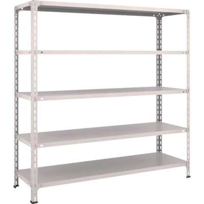TRUSCO スチールラック 軽量棚開放型 W1500XD450XH1500 5段 ネオグレー 55X-15 NG 1台(1個)（直送品）