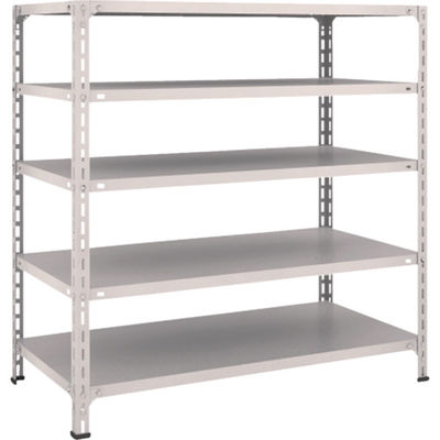 TRUSCO スチールラック 軽量棚開放型 W1200XD600XH1200 5段 ネオグレー 44W-15 NG 1台(1個)（直送品）