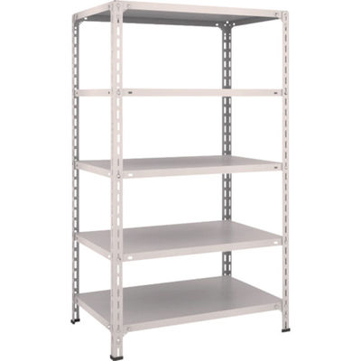 トラスコ中山 TRUSCO スチールラック 軽量棚開放型 W875XD600XH1500 5段 ネオグレー 53W-15 NG 1台(1個)（直送品）