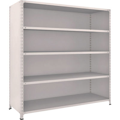 TRUSCO スチールラック 軽量棚背板・側板付 W1800XD600X1800 5段 ネオグレー 66W-25 NG 1台(1個)（直送品）