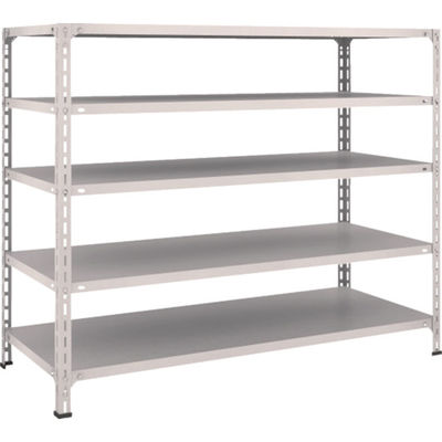 TRUSCO スチールラック 軽量棚開放型 W1500XD600XH1200 5段 ネオグレー 45W-15 NG 1台(1個)（直送品）