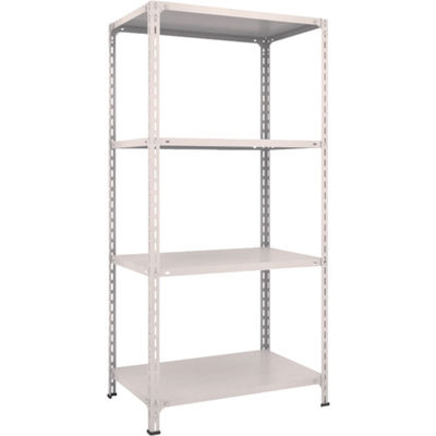 トラスコ中山 TRUSCO スチールラック 軽量棚開放型 W875XD600XH1800 4段 ネオグレー 63W-14 NG 1台(1個)（直送品）