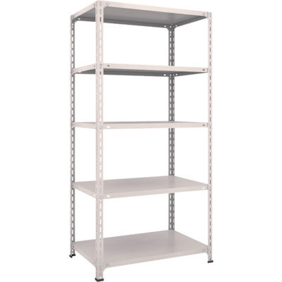 トラスコ中山 TRUSCO スチールラック 軽量棚開放型 W875XD600XH1800 5段 ネオグレー 63W-15 NG 1台(1個)（直送品）