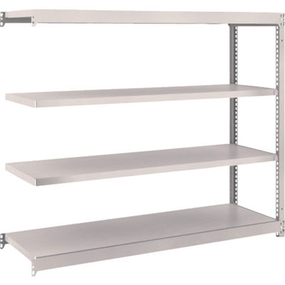 TRUSCO スチールラック M1.5型軽中量棚 1460×445×H1200 4段連結 ネオグレー M1.5-4544B NG（直送品）