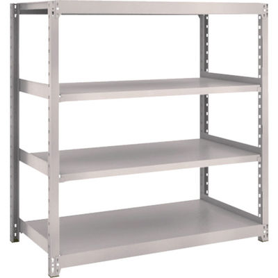 TRUSCO スチールラック M2型軽中量棚 1160×600×H1200 4段 単体 ネオグレー M2-4464 NG 1セット(1個)（直送品）