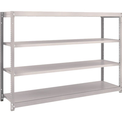 TRUSCO スチールラック M1.5型軽中量棚 1760×445×H1200 4段単体 ネオグレー M1.5-4644 NG（直送品）