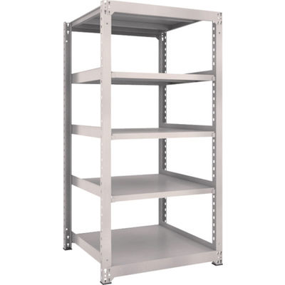 TRUSCO スチールラック M3型中量棚 900×921×H1800 5段 単体 ネオグレー M3-6395 NG 1セット(1個)（直送品）