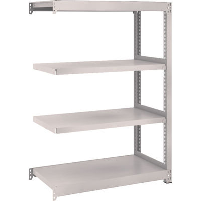 TRUSCO スチールラック M2型軽中量棚 860×450×H1200 4段 連結 ネオグレー M2-4344B NG 1セット(1個)（直送品）