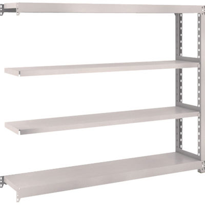 TRUSCO スチールラック M2型軽中量棚 1460×300×H1200 4段 連結 ネオグレー M2-4534B NG 1セット(1個)（直送品）