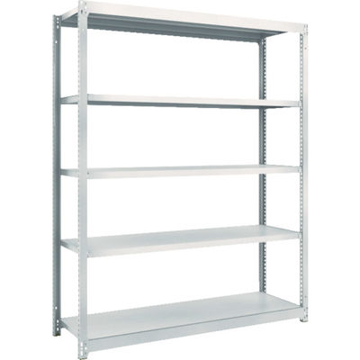 TRUSCO スチールラック M1.5型軽中量棚 1460×445×H1800 5段単体 ネオグレー M1.5-6545 NG（直送品）