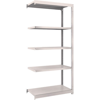 TRUSCO スチールラック M1.5型軽中量棚 860×445×H1800 5段連結 ネオグレー M1.5-6345B NG（直送品）