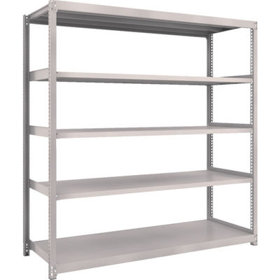 TRUSCO スチールラック M2型軽中量棚 1760×600×H1800 5段 単体 ネオグレー M2-6665 NG 1セット(1個)（直送品）